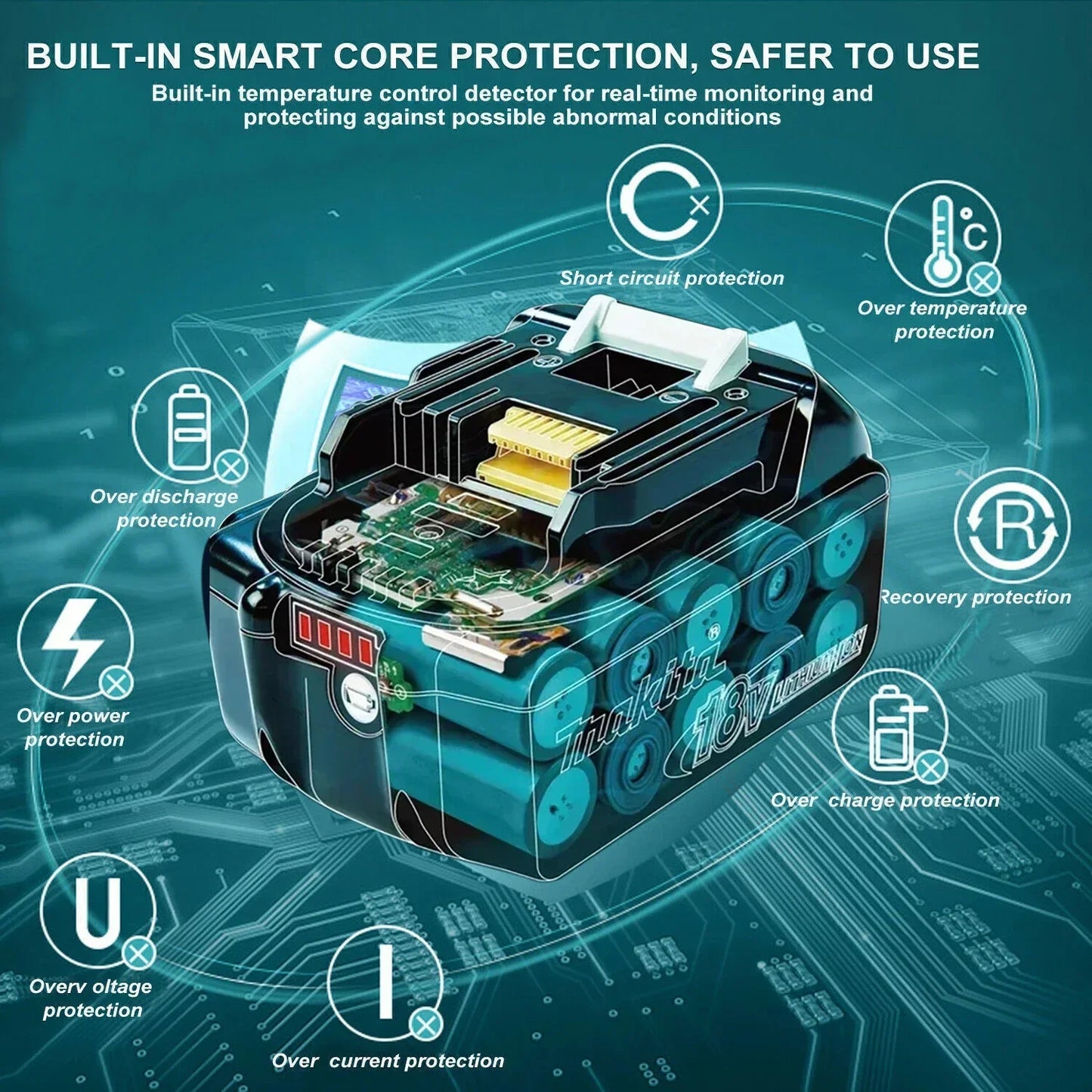 Batterie au lithium Makita 18V